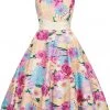 Collectif Margaret English Garden 50's Swing Dress Dresses