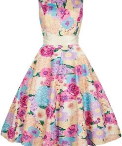 Collectif Margaret English Garden 50's Swing Dress Dresses