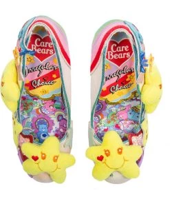 Irregular Choice Care Bears Share Your Care Pumps Yellow Blue New In