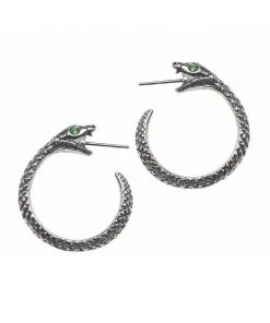 New In Alchemy Sophia Serpent Snake Earrings