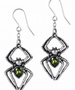 New In Alchemy Emerald Venom Earrings