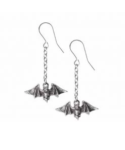 Alchemy Kiss The Night Bat Earrings New In