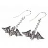 Alchemy Kiss The Night Bat Earrings New In