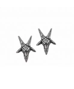 Alchemy Baphomet Stud Earrings New In