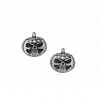 Alchemy Pumpkin Skull Stud Earrings New In