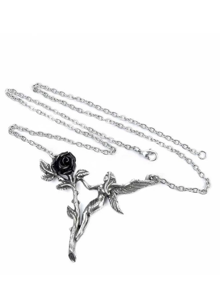 Alchemy Faerie Glade Rose Necklace New In