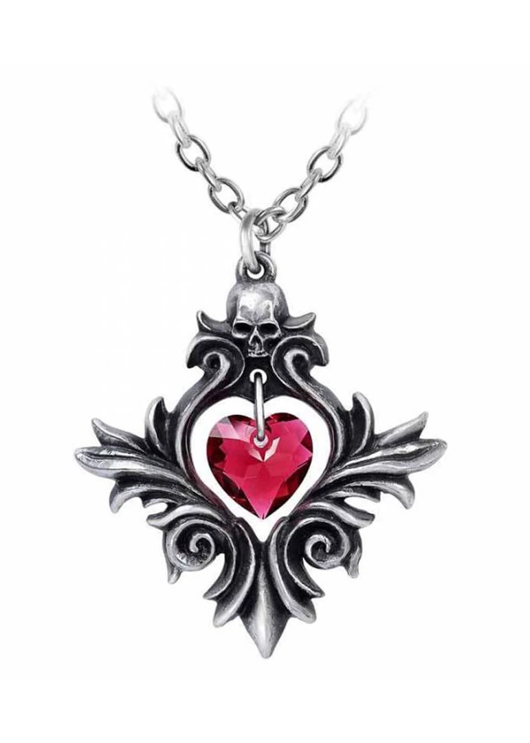 Alchemy Bouquet Of Love Skull Necklace New In