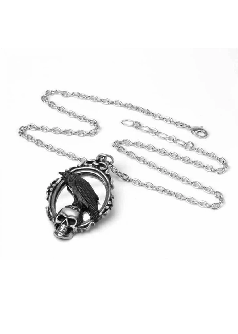 Alchemy Reflections Of Poe Raven Necklace New In