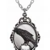 Alchemy Reflections Of Poe Raven Necklace New In