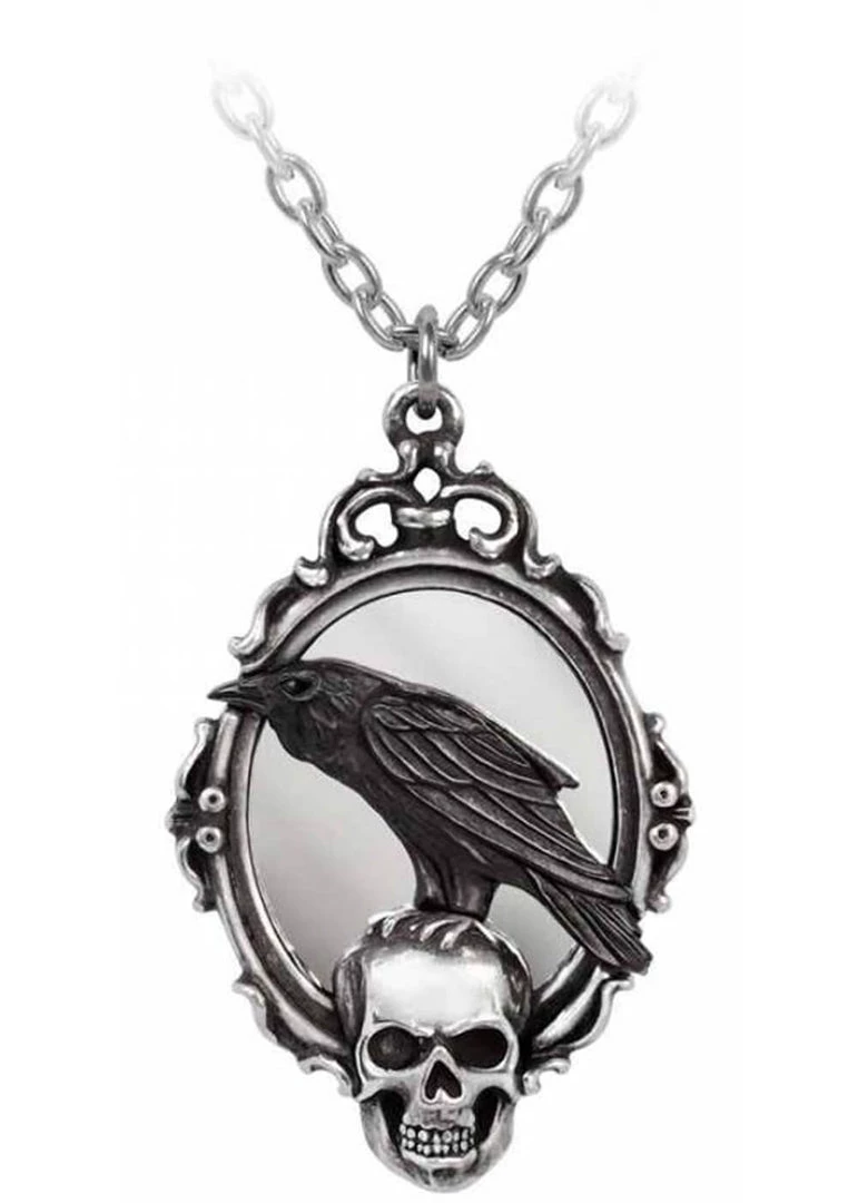Alchemy Reflections Of Poe Raven Necklace New In