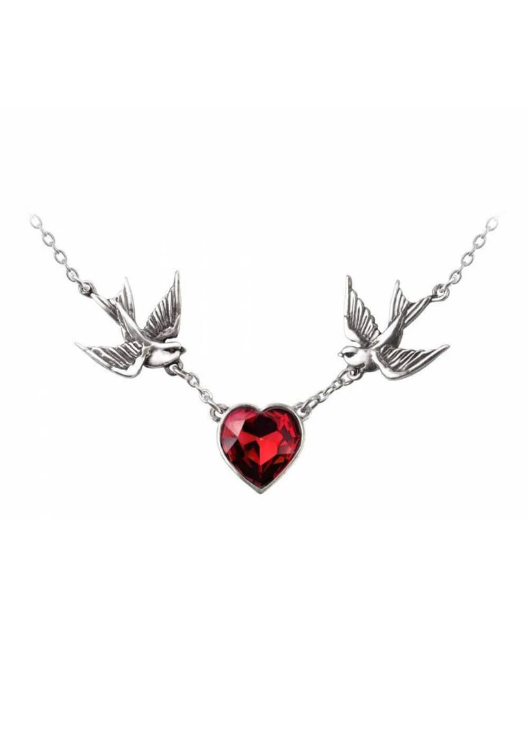 Alchemy Swallow Heart Necklace New In