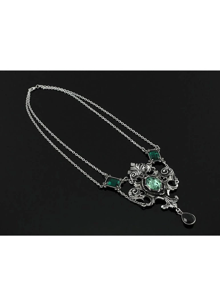 Alchemy Queen Of The Night Necklace Green New In