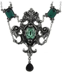 Alchemy Queen Of The Night Necklace Green New In