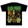 Band Shirts Alice Cooper Graveyard T-Shirt Black New In