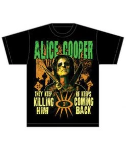 Band Shirts Alice Cooper Graveyard T-Shirt Black New In