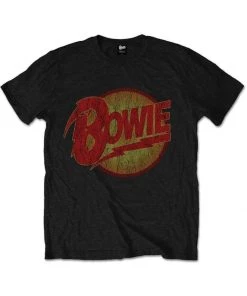 Band Shirts David Bowie Diamond Dogs T-Shirt Black