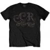 New In Band Shirts Creedence Clearwater Revival CCR T-Shirt Black