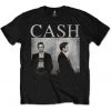 Band Shirts Johnny Cash Mug Shot T-Shirt Black
