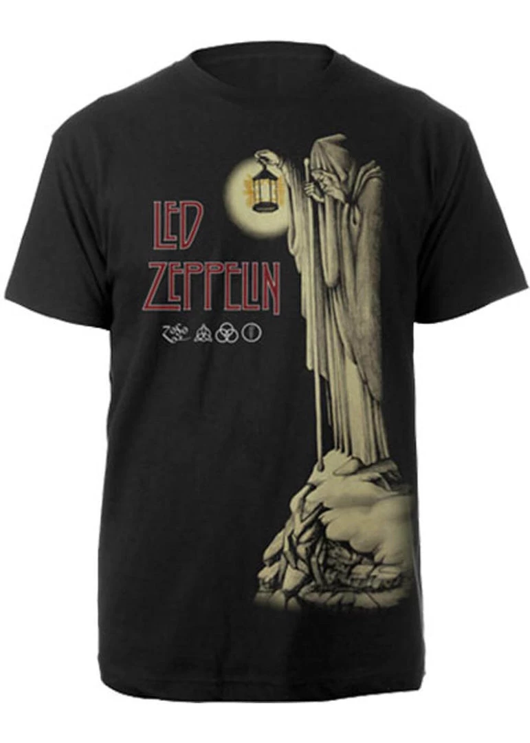 Band Shirts Led Zeppelin Hermit T-Shirt Black New In