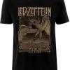 Band Shirts Led Zeppelin Faded Falling T-Shirt Black New In