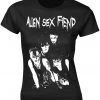 Band Shirts Alien Sex Friend Band Girly T-Shirt Black