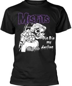 Band Shirts Misfits Die Die My Darling T-Shirt Black