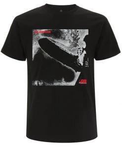 New In Band Shirts Led Zeppelin Remastered Cover T-Shirt Black