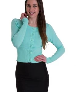 New In Banned Dolly 50's Cardigan In Mint