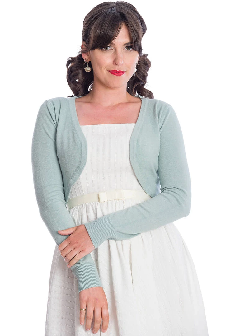 Banned Flickers 50's Bolero Vintage Blue New In