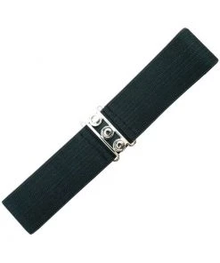 New In Banned Elastic Belt Black