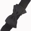 Banned Maria Bow 50's Retro Elastic Belt Black New In