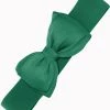 Banned Maria Bow 50's Retro Elastic Belt Green New In