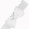 Banned Maria Bow 50's Retro Elastic Belt White New In