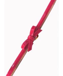 Banned Gold Rush 50's Laquer Belt Hot Pink New In