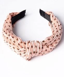 Banned Wanita Polkadot 60's Headband Pink New In