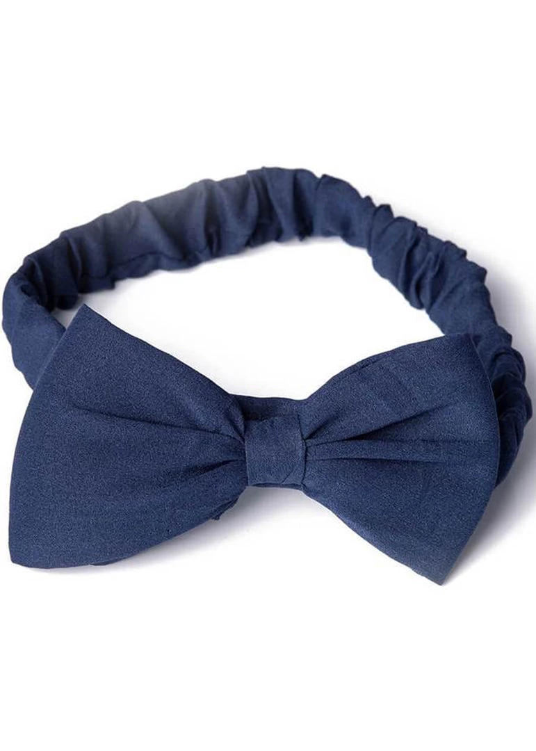 Banned Dionne Bow 50's Headband Navy New In