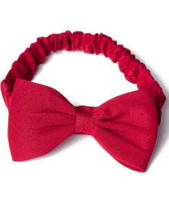 Banned Dionne Bow 50's Headband Burgundy New In
