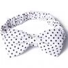 Banned Dionne Polkadot Bow 50's Headband White Black New In