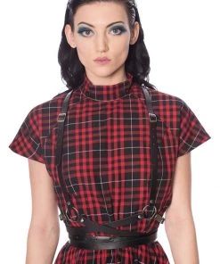 Banned Rhune Harnas Belt Black New In