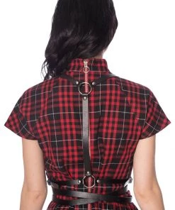 Banned Rhune Harnas Belt Black New In