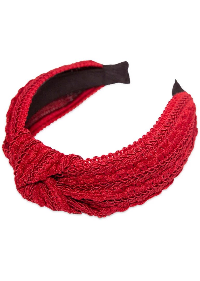 Banned Paloma 60's Headband Burgundy New In