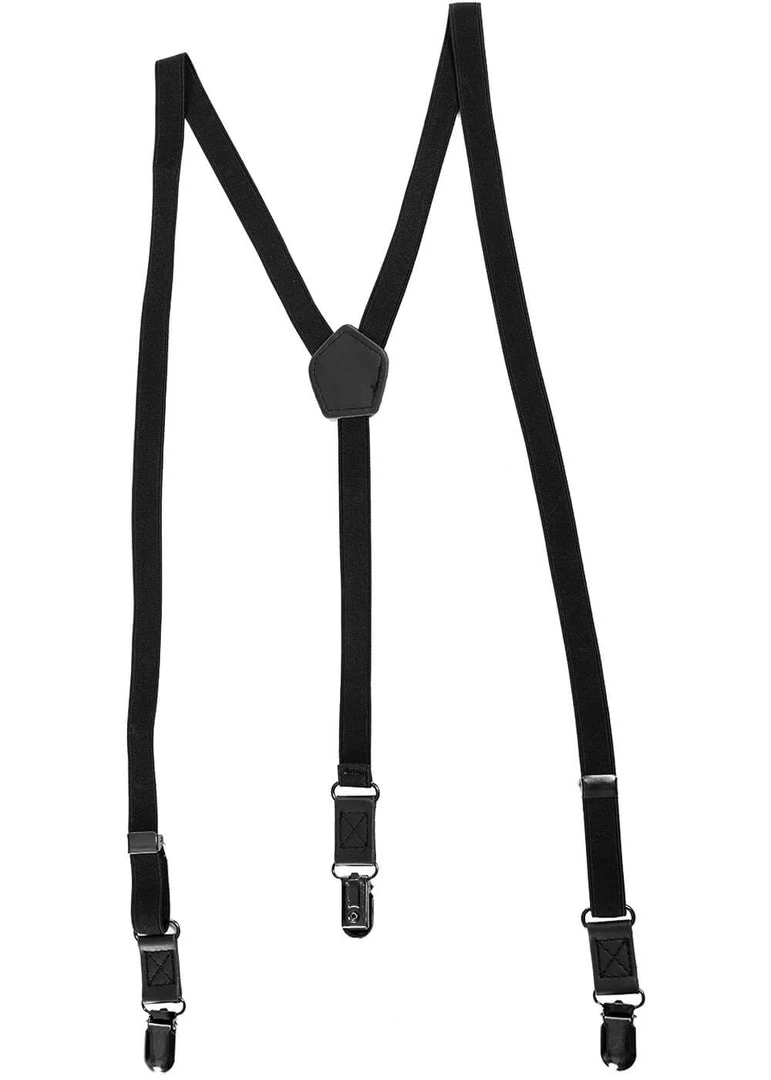 Banned Unisex Sky Slim Braces Black