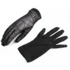 Banned Black Widow Spiderweb Gloves Black