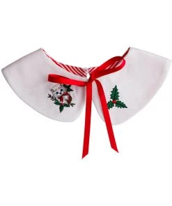 New In Banned Holly Christmas Cat Collar Cream