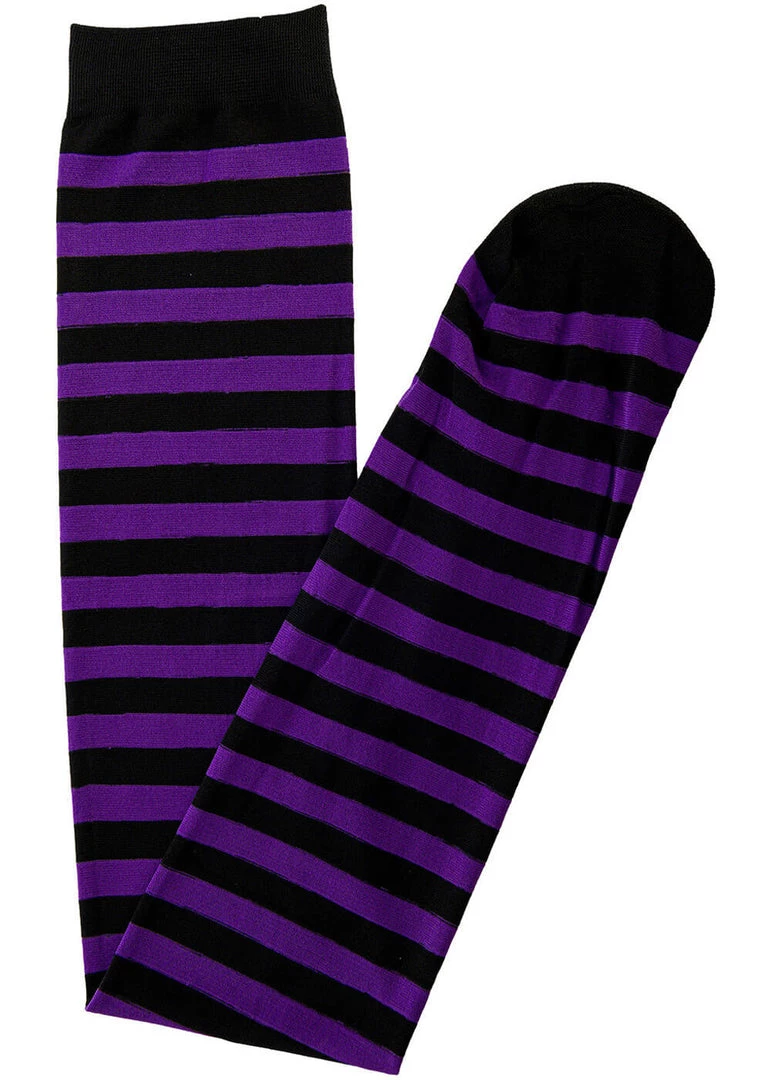 Banned Every Day Is Halloween Socks Purple New In