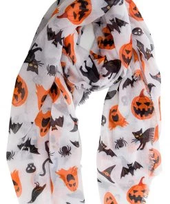 Banned Halloween Scarf White