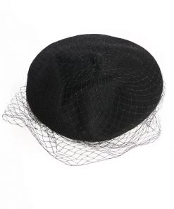 Banned Maggie Net 60's Beret Black New In