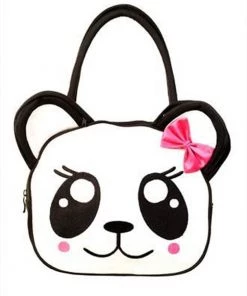 Banned Panda Cutie Bag Black White