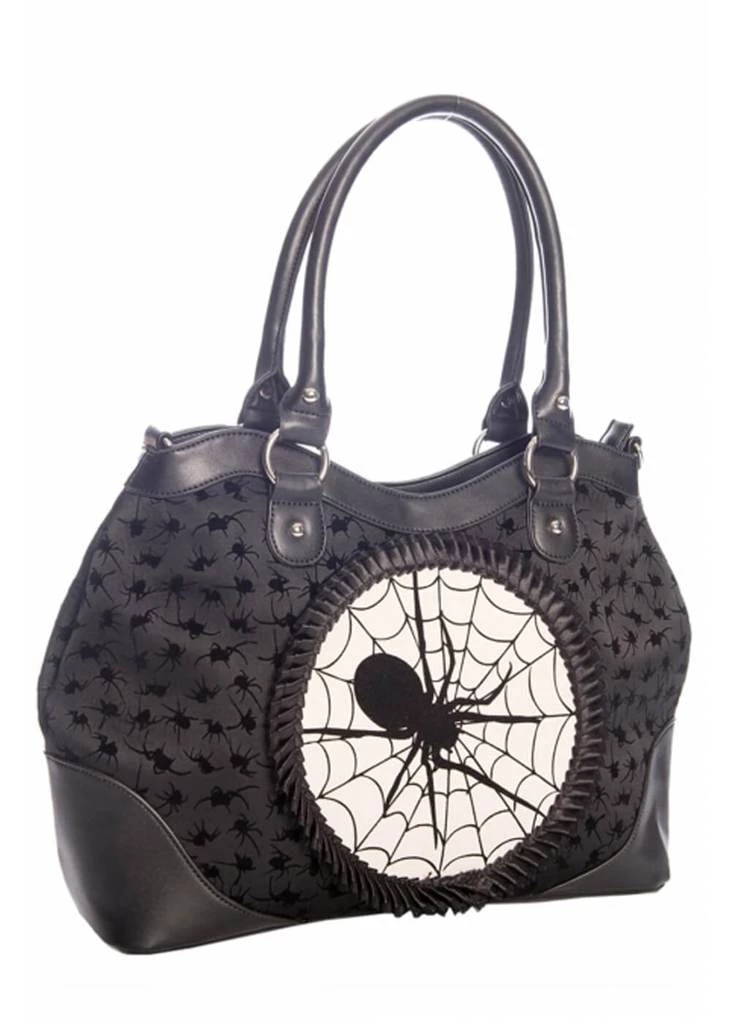 New In Banned Spinderella Spider Bag Black