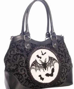 New In Banned Bats Nymph Bag Black